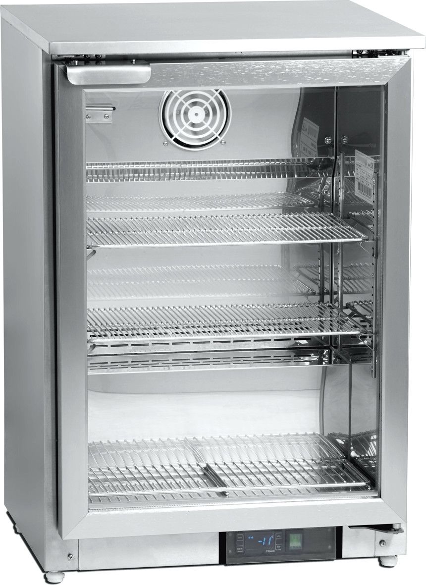 Esta Glastür-Tiefkühlschrank GF 200 VSG