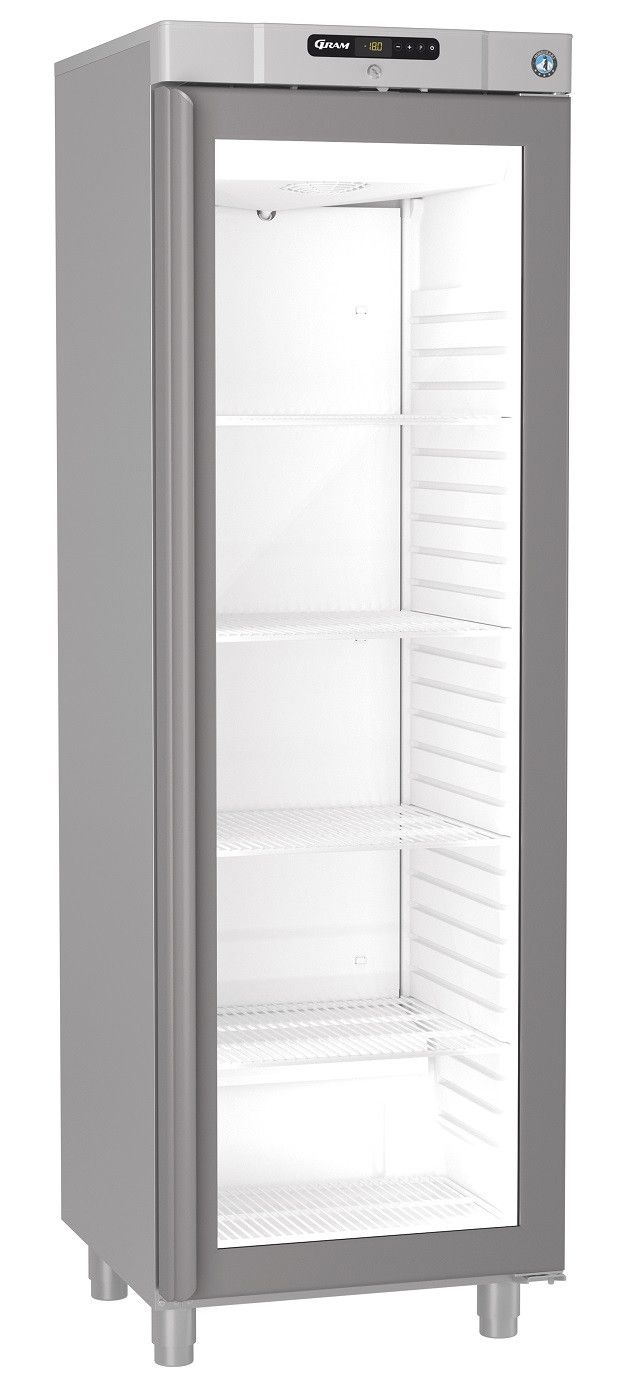 Gram Glastür-Tiefkühlschrank COMPACT FG420R L1 DRGE