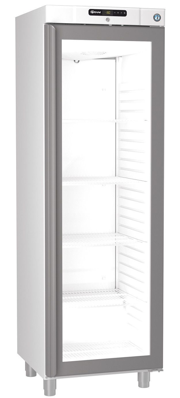 Gram Glastür-Tiefkühlschrank COMPACT FG420l L1 DRGE