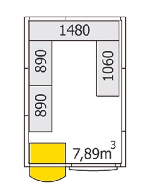NordCap Kühlzellenregal Z-MB 170-290