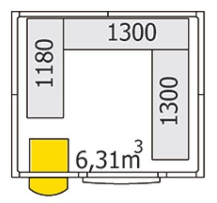 NordCap Kühlzellenregal Z-MB 200-200