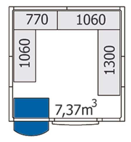 NordCap Kühlzellenregal Z-MB 200-230