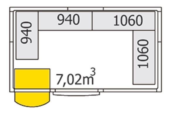 NordCap Kühlzellenregal Z-MB 260-170