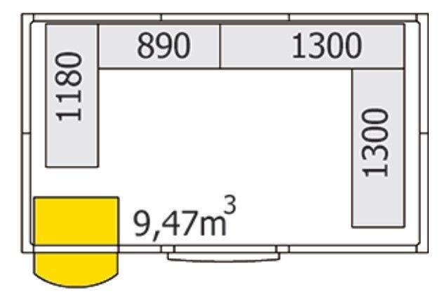 NordCap Kühlzellenregal Z-MB 290-200