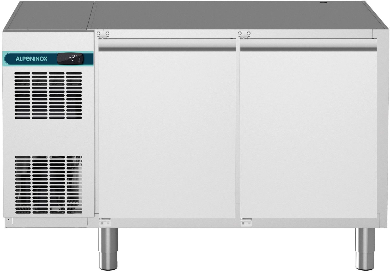 Alpeninox Kühltisch, 2 Abteile CLM 650 2-7001