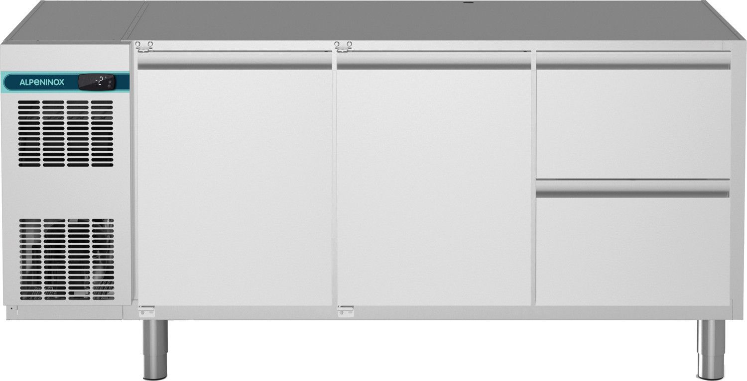 Alpeninox Kühltisch, 3 Abteile CLM 650 3-7011