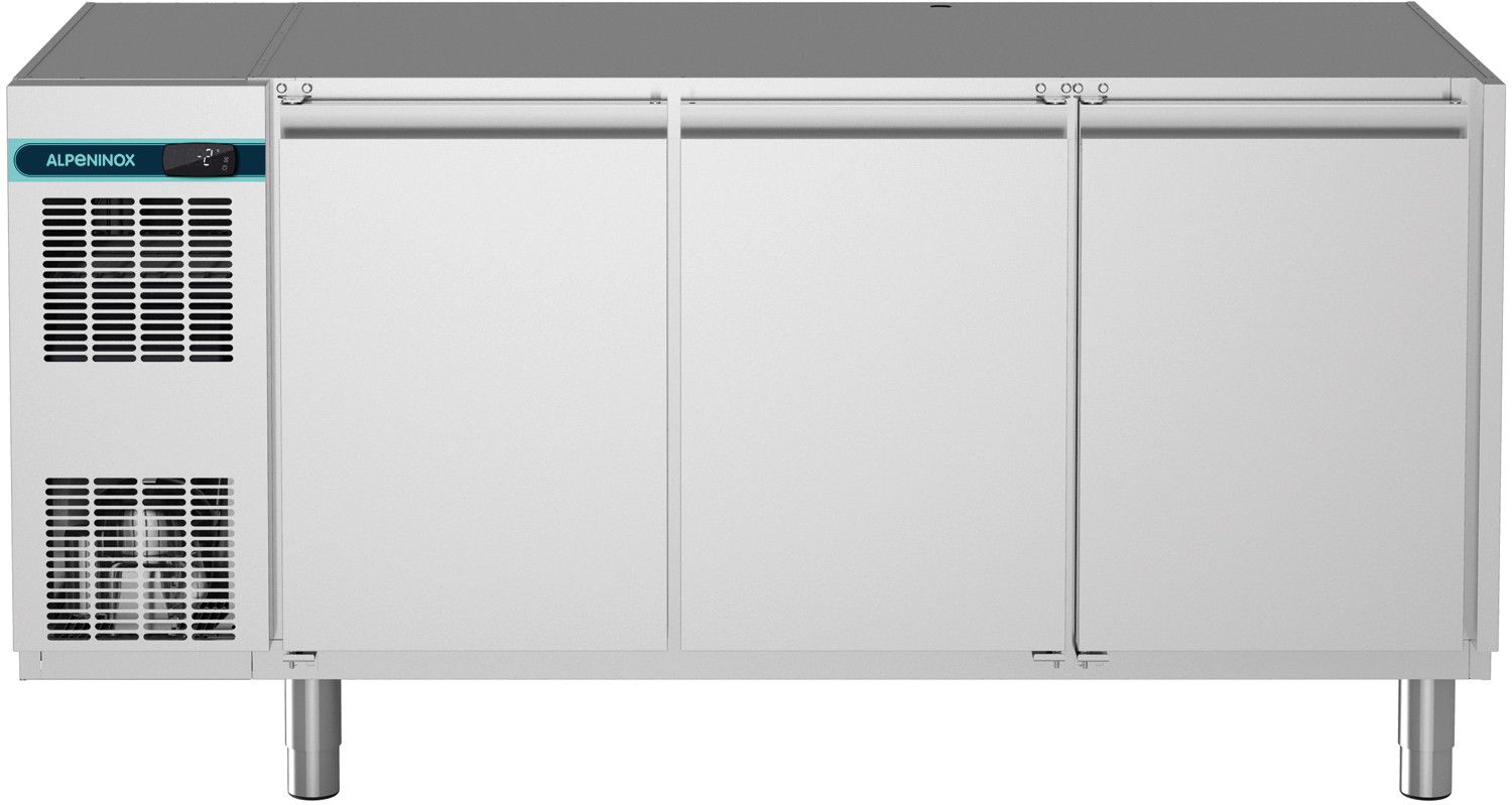 Alpeninox Kühltisch, 3 Abteile CLM 700 3-7001