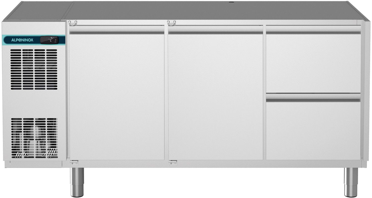 Alpeninox Kühltisch, 3 Abteile CLM 700 3-7011