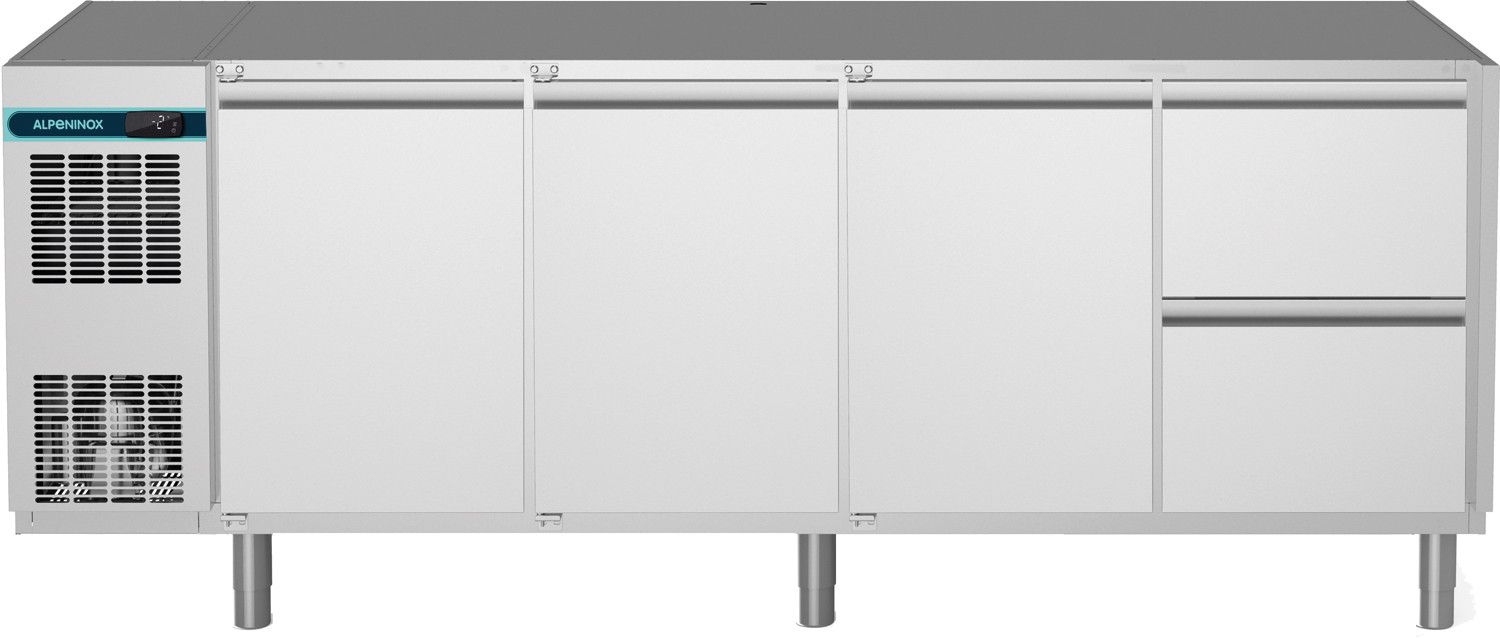 Alpeninox Kühltisch, 4 Abteile CLM 700 4-7011