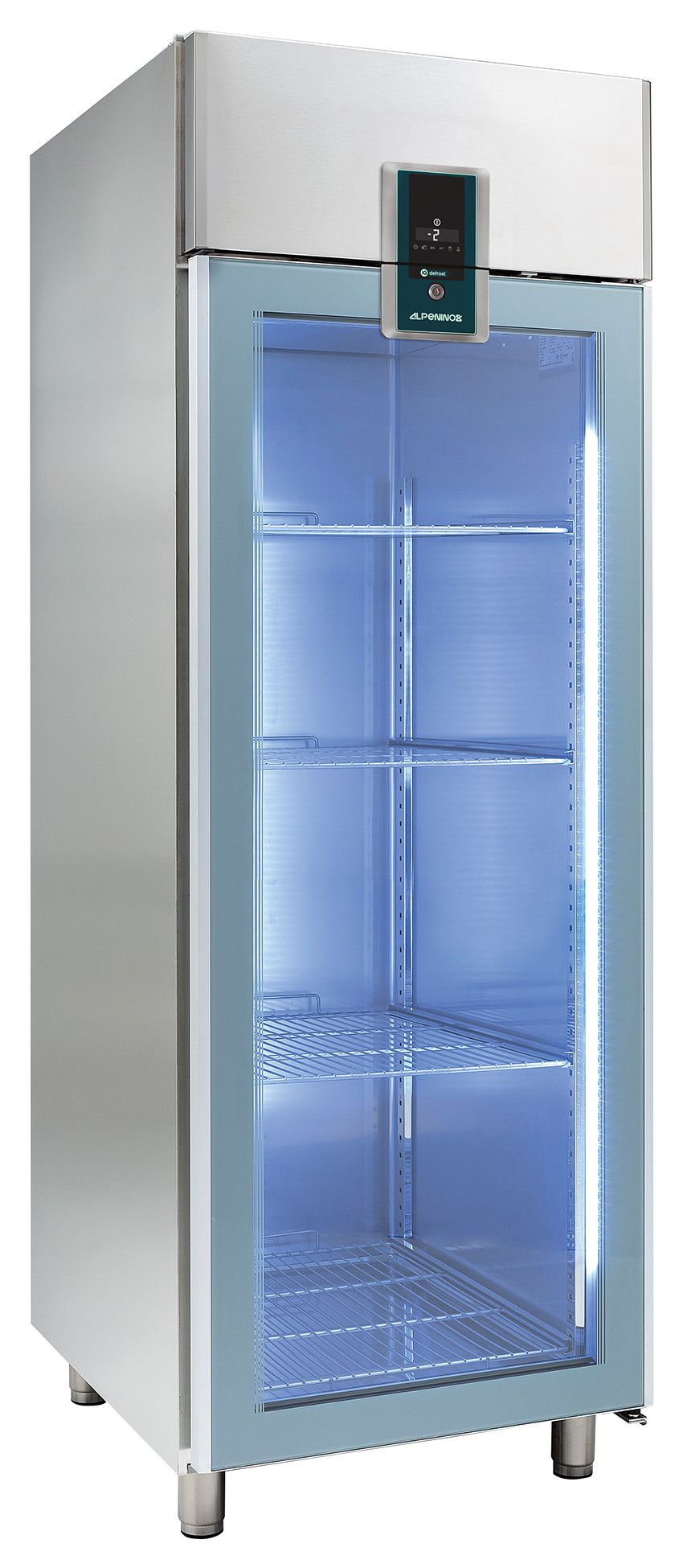 Alpeninox Glastürkühlschrank KU 702-G Premium