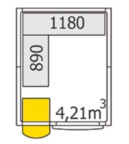 NordCap Kühlzellenregal Z-MB 140-200
