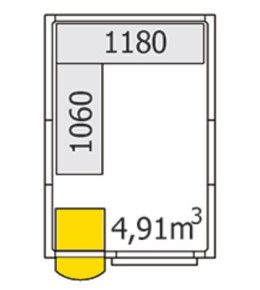 NordCap Kühlzellenregal Z-MB 140-230