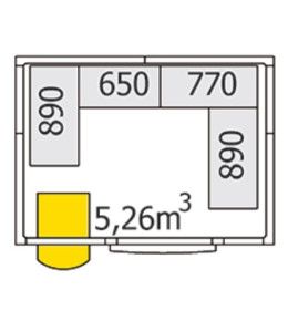 NordCap Kühlzellenregal Z-MB 200-170