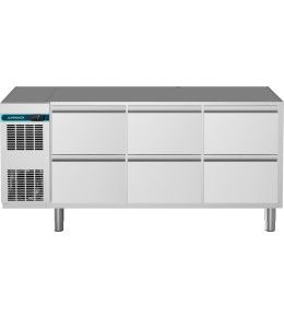 Alpeninox Kühltisch, 3 Abteile CLM 650 3-7051