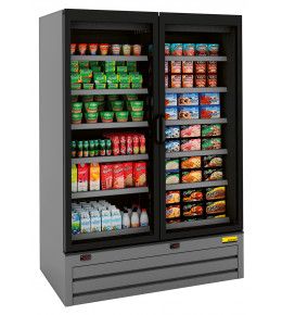 Kühlschränke - klein weiß-schwarz Glastür - Nordcap - Kühlschrank KU 120 G  stille Kühlung - Nettopreis: 399,00 €