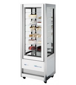 ISA Pralinenvitrine CRISTAL TOWER 750 RV CH WHITE