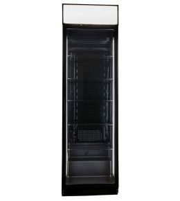 COOL-LINE Glastürkühlschrank CD 400 D schwarz