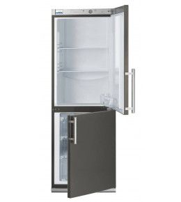 COOL-LINE Kühl-/ Tiefkühl-Kombination KTK 34 INOX FRONT