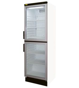 NordCap Glastürkühlschrank KU 407 2-G LED