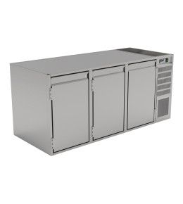 NordCap Unterbau-Kühltisch KTE 3-65-3T MFR