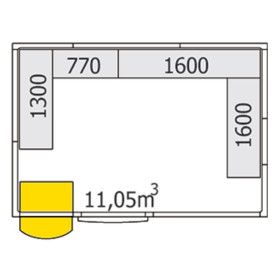 NordCap Kühlzellenregal Z-MB 290-230