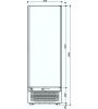 Iarp Glastür-Tiefkühlschrank GLEE 45 Premium