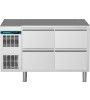 Alpeninox Kühltisch, 2 Abteile CLM 650 2-7031