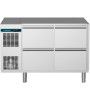 Alpeninox Kühltisch, 2 Abteile CLM 700 2-7031