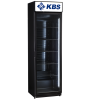KBS Glastürkühlschrank FLK 365 schwarz