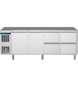 Alpeninox Kühltisch, 4 Abteile CLM 700 4-7031