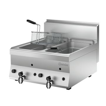 Bartscher Gas-Fritteuse 650, 2x8L, TG