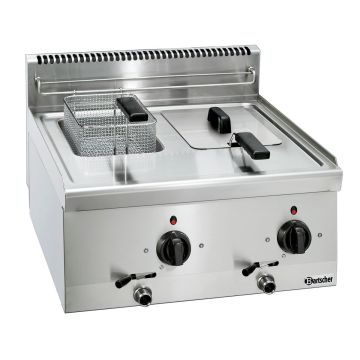 Bartscher Elektro-Fritteuse 600, B600, 2x6L