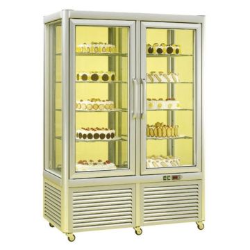 KBS Kuchenvitrine Prisma 800 TNV-PF bronze