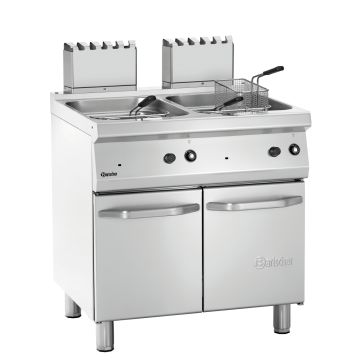 Bartscher Gas-Fritteuse 700, B800, 2x15L