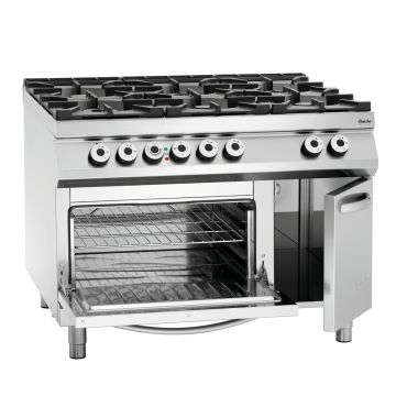 Bartscher Gasherd 6 Flammen EBO 2/1GN, NS