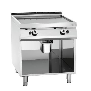 Bartscher Gas-Griddleplatte, 2 HZ glatt, OU