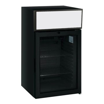 Tefcold Tischkühlschrank FS80CP Black