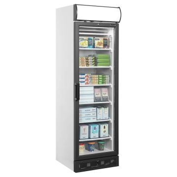 Tefcold Glastür-Tiefkühlschrank UFSC371GCP