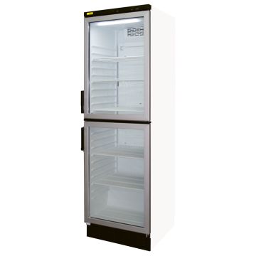 NordCap Glastürkühlschrank KU 407 2-G LED