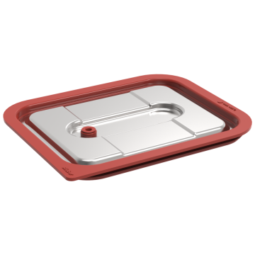 Rieber GN-Deckel vaculid® 1/2 rot
