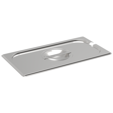 Rieber GN-Flachdeckel 1/3 - mit Löffelausschnitt