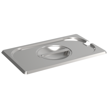 Rieber GN-Flachdeckel 1/4 - mit Löffelausschnitt