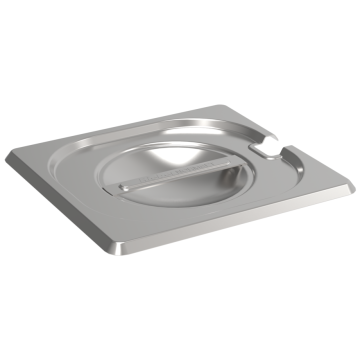 Rieber GN-Flachdeckel 1/6 - mit Löffelausschnitt