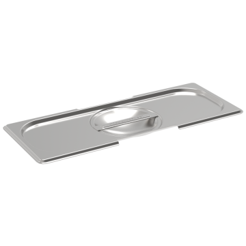 Rieber GN-Flachdeckel 2/8 - mit Griffausschnitt