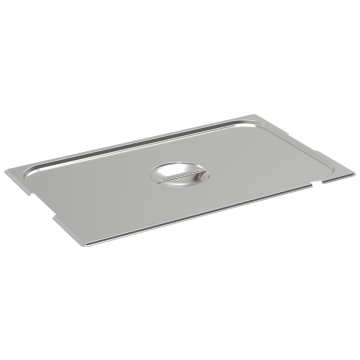 Rieber GN-Flachdeckel 1/1 - mit Löffelausschnitt & Griffausschnitt