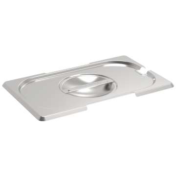 Rieber GN-Flachdeckel 1/4 - mit Löffelausschnitt & Griffausschnitt