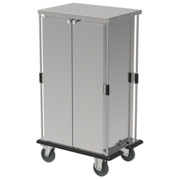 Tablett-Transportwagen TWF neutral - 2x12 EN längs