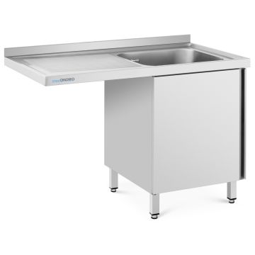 Chromonorm Spülcenter 1200x700 1 Becken rechts, 1 Tür