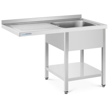 Chromonorm Spülcenter 1200x600 1 Becken rechts, Grundboden