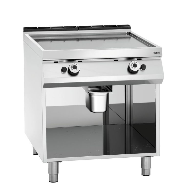Bartscher Gas-Griddleplatte, 2 HZ glatt, OU